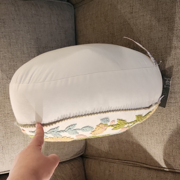 EMBROIDERED EASTER EGG PILLOW NWT - Picture 2 of 2